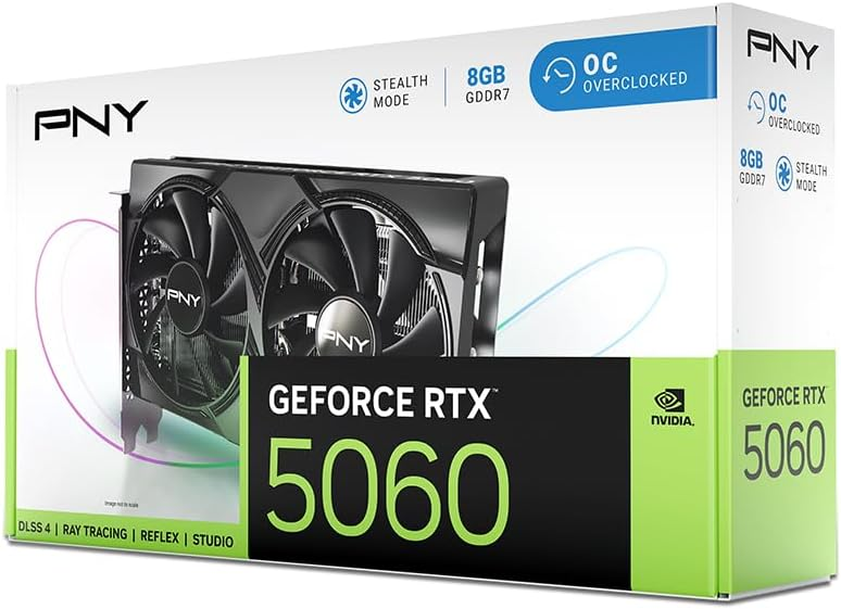 PNY RTX 5060 8GB GDDR7 - Graphics Card PNY RTX 5060 8GB GDDR7 - Graphics Card